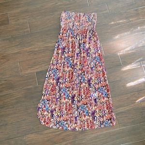 Like New, Faded Glory, Wms Maxi Strapless Dress, Sz L